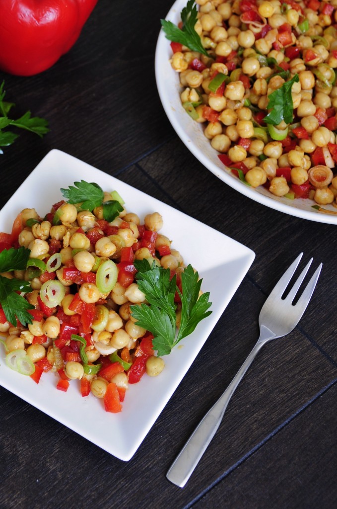Healthy and Easy Chickpea Salad Recipe - Vegan Family Recipes