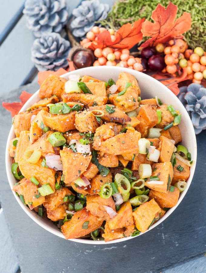 Cold Sweet Potato Salad Recipe GF - Vegan Family Recipes