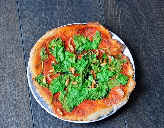 Healthy Spinach Pizza Recipe - Vegan Family Recipes