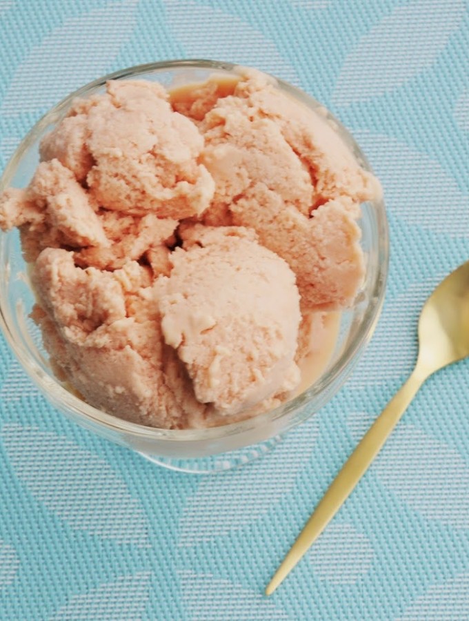 Coconut Peach Ice Cream