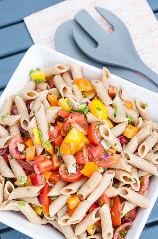 Summer Pasta Salad Recipe - Vegan Family Recipes
