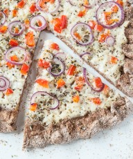 Coconut Garlic White Pizza Recipe - Vegan Family Recipes