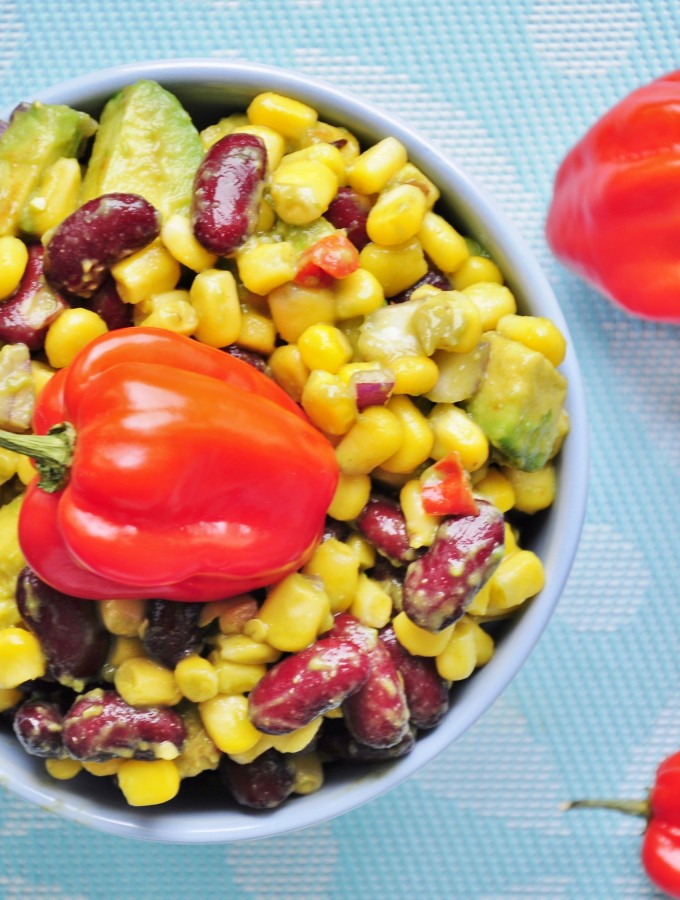 Habanero Corn Salad / Salsa - Vegan Family Recipes