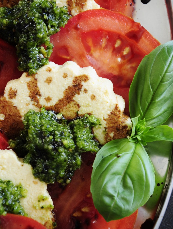 Vegan Caprese Salad with Tofu Recipe - Vegan Family Recipes