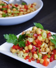Healthy Chickpea Salad Recipe - Vegan Family Recipes
