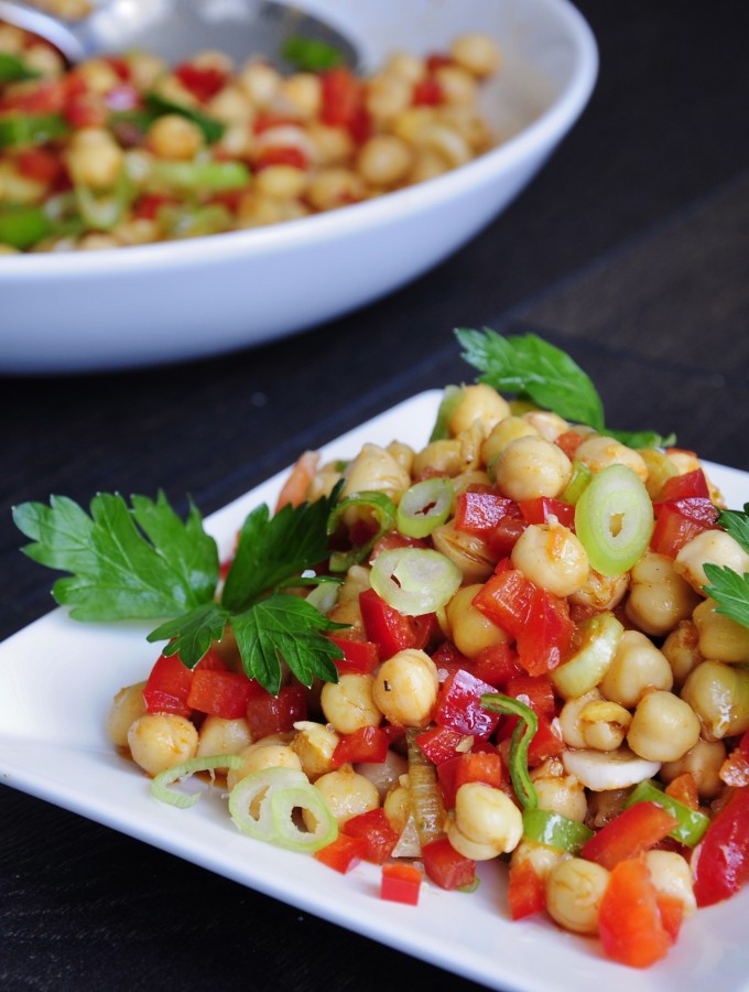 Healthy Chickpea Salad Recipe - Vegan Family Recipes