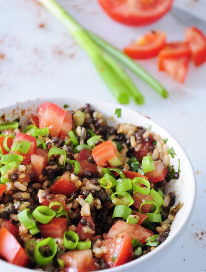 Beluga Black Lentil Salad Recipe - Vegan Family Recipes