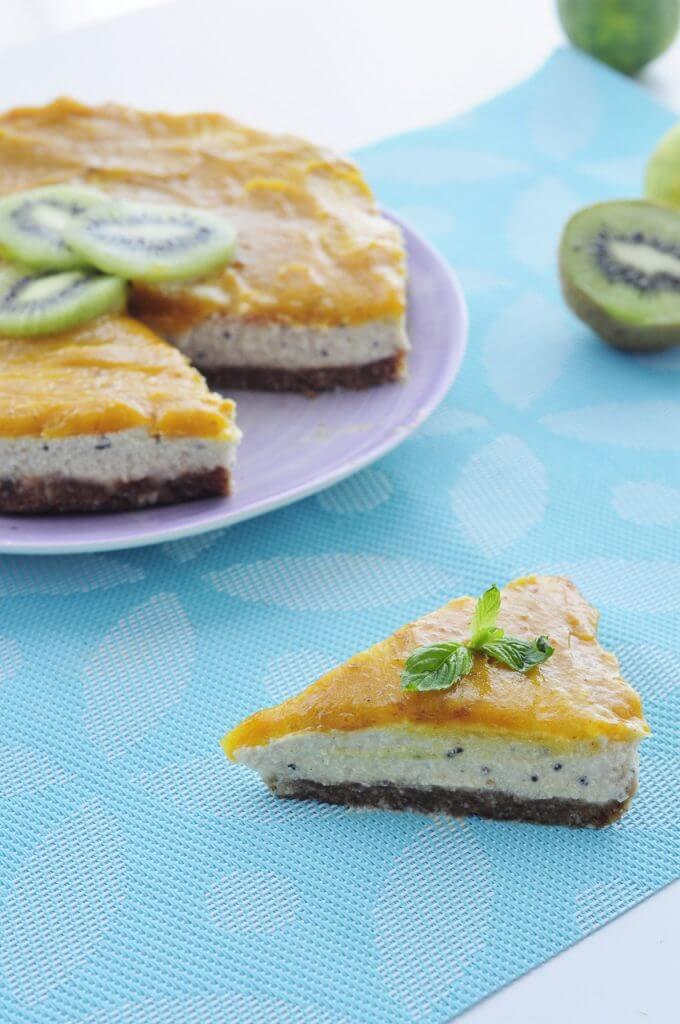 Vegan Kiwi Mango Cheesecake Vegan Family Recipes