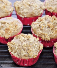 Healthy Apple Banana Muffins Streusel Recipe - Vegan Family Recipes