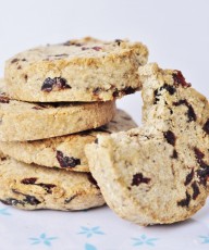 Nut Butter Cookies Recipe with Cranberries - Vegan Family Recipes
