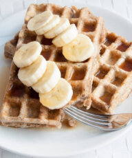 Whole Wheat Waffles Recipe - Vegan Family Recipes blog