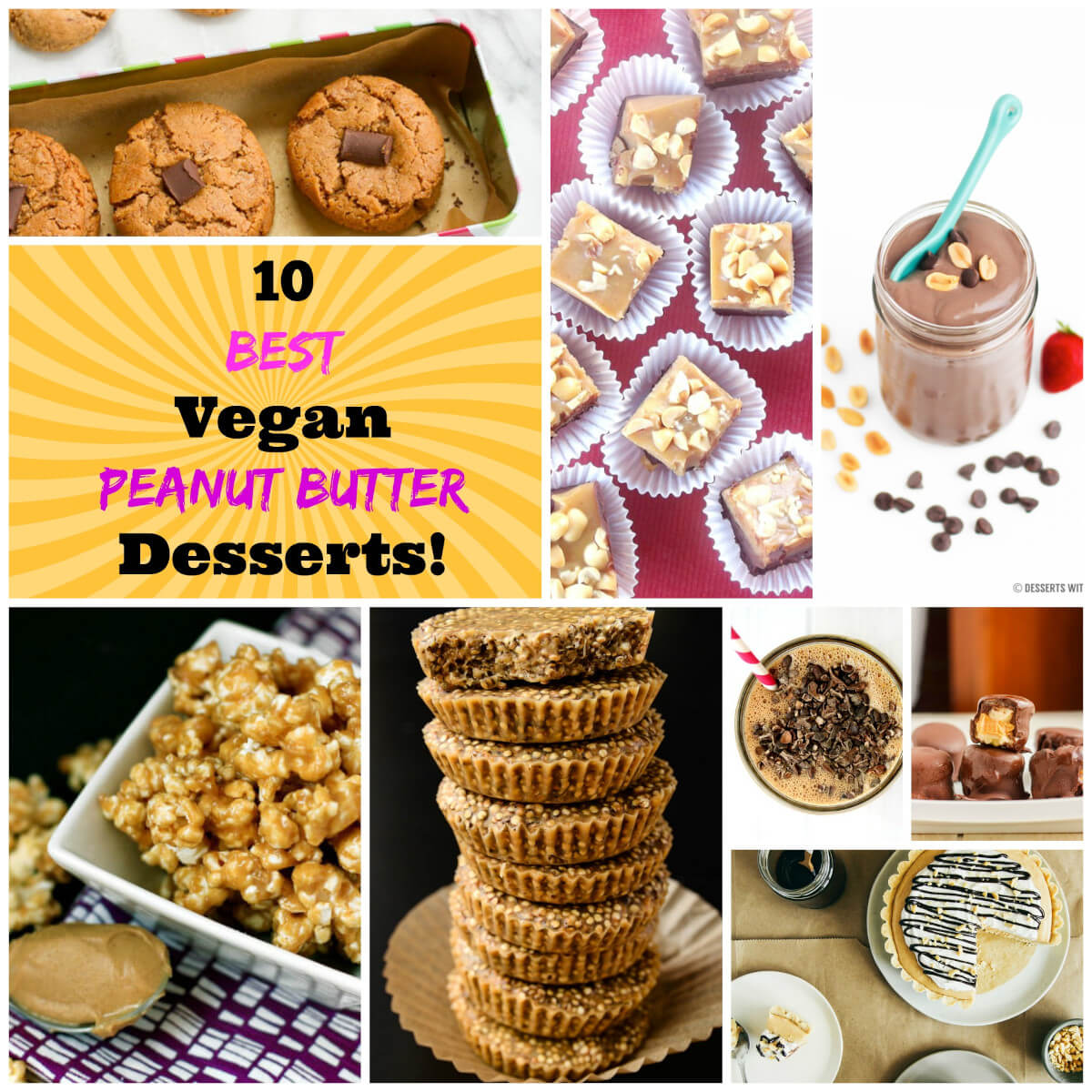 Best Vegan peanut Butter Desserts Recipe - Vegan Family Recipes