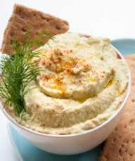 Cucumber Hummus Recipe with Dill - Vegan Family Recipes