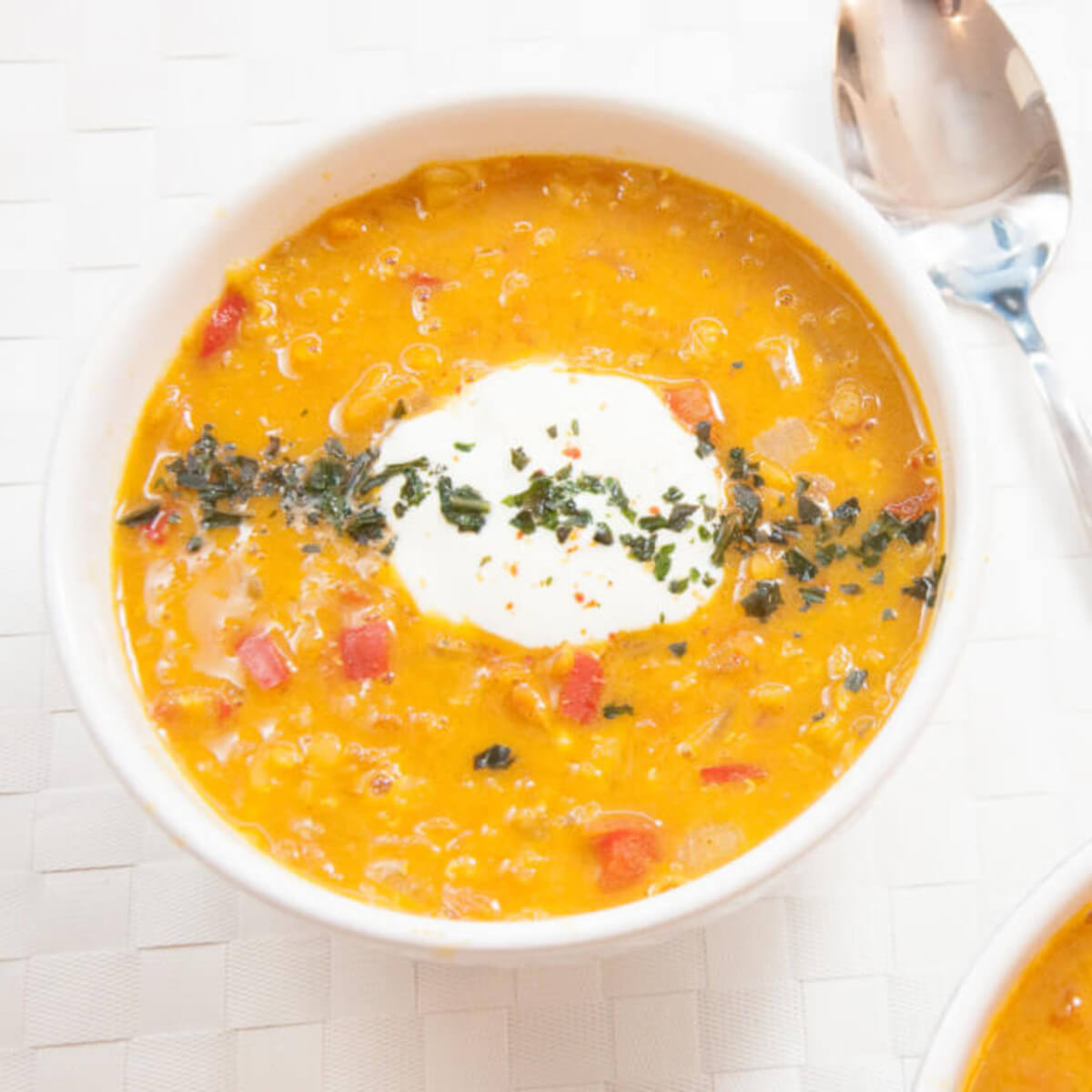 Curried Red Lentil Soup Carrots - Vegan Family Recipes