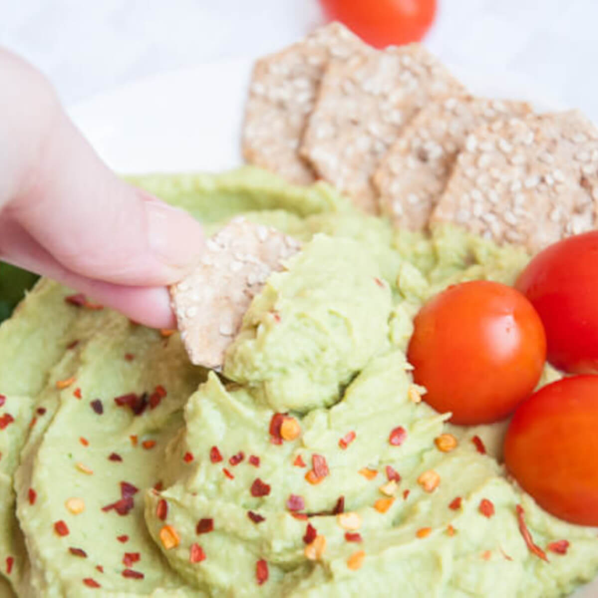 Avocado Hummus Recipe - Vegan Family Recipes