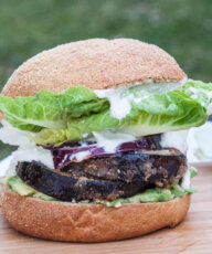 Vegan Eggplant Burger Recipe - Vegan Family Recipes