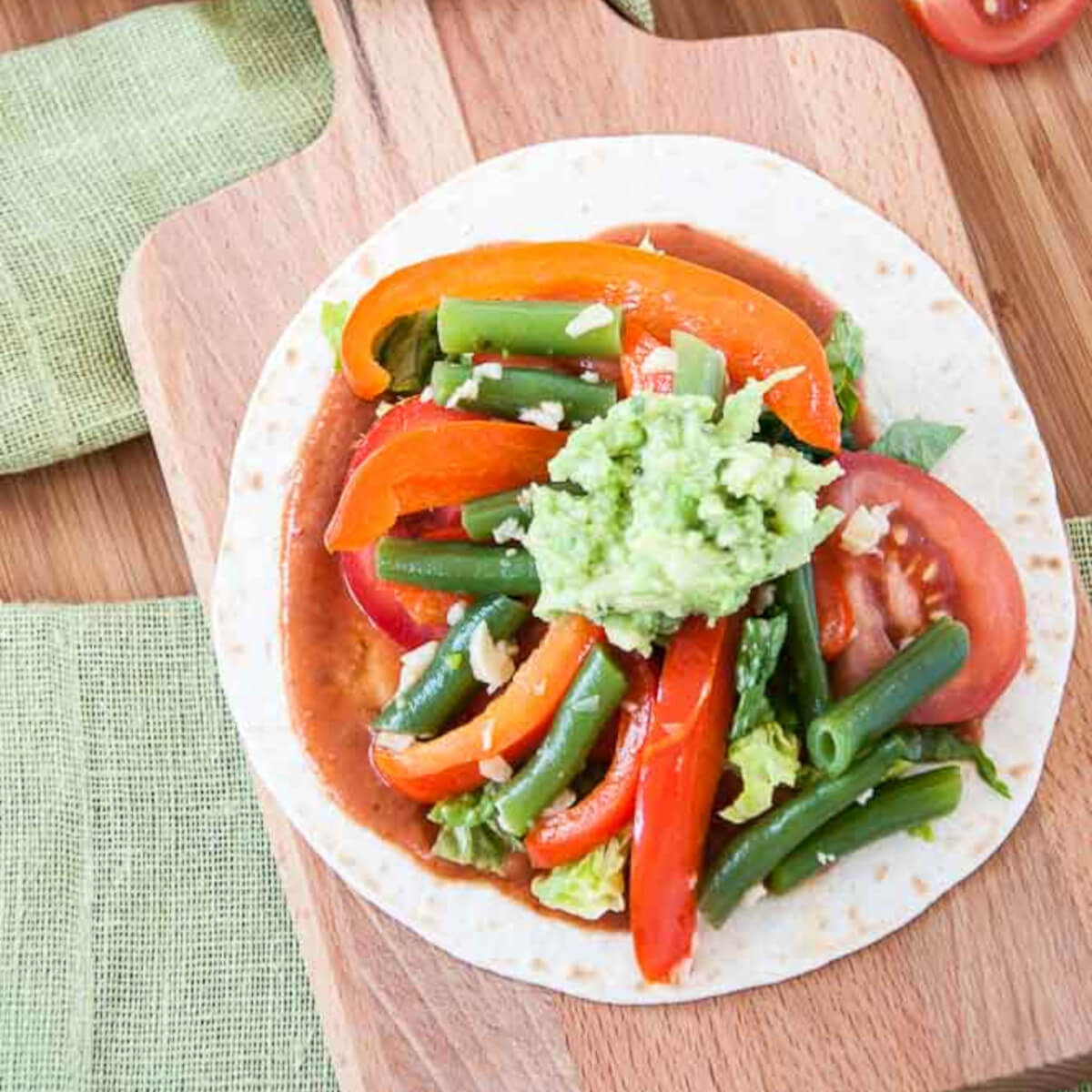 Veggie Tacos Recipe Green Beans - Vegan Family Recipes