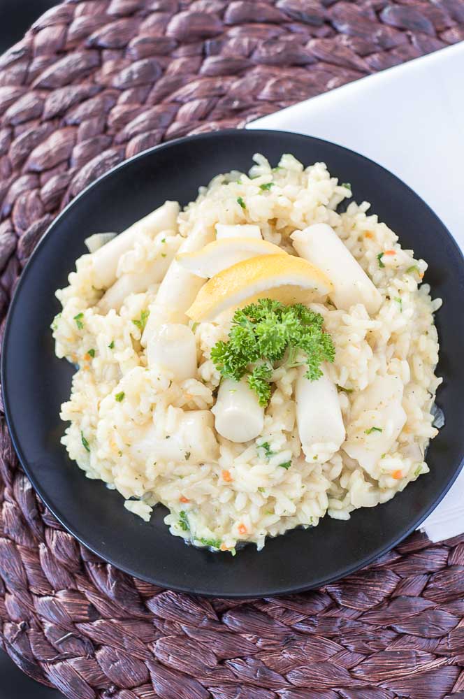 White Asparagus Risotto Vegan Family Recipes