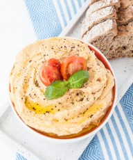 Fresh Tomato Hummus Recipe - Vegan Family Recipes