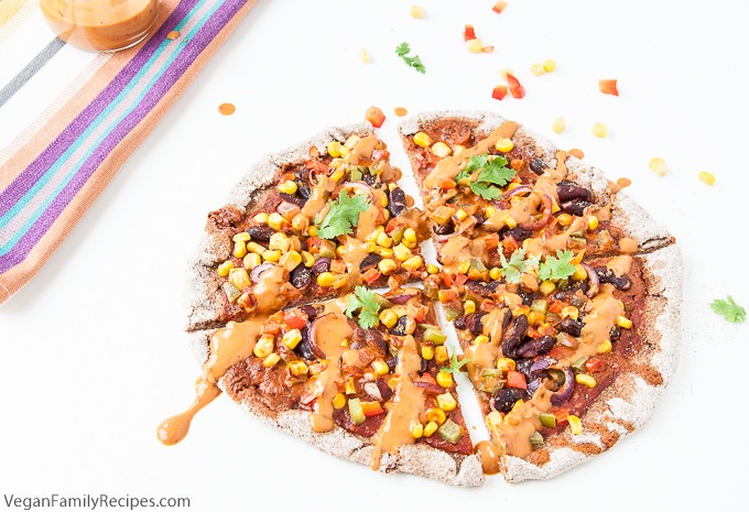 Easy Spicy Vegan Pizza Recipe - Vegan Family Recipes