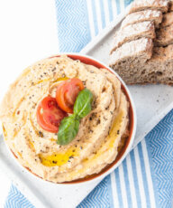 Fresh Tomato Hummus Recipe - Vegan Family Recipes