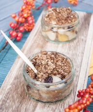 Cranberry Pear Crisp Recipe Coconut flour oil Vegan Gluten free - Vegan Family Recipes