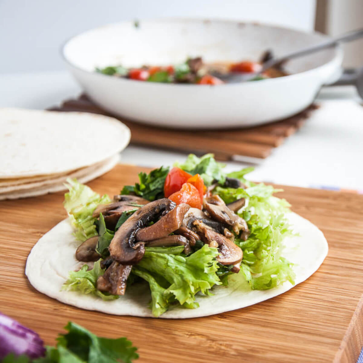 Vegan Mushroom tacos recipe healthy gluten-free taco sauce - vegan family recipes