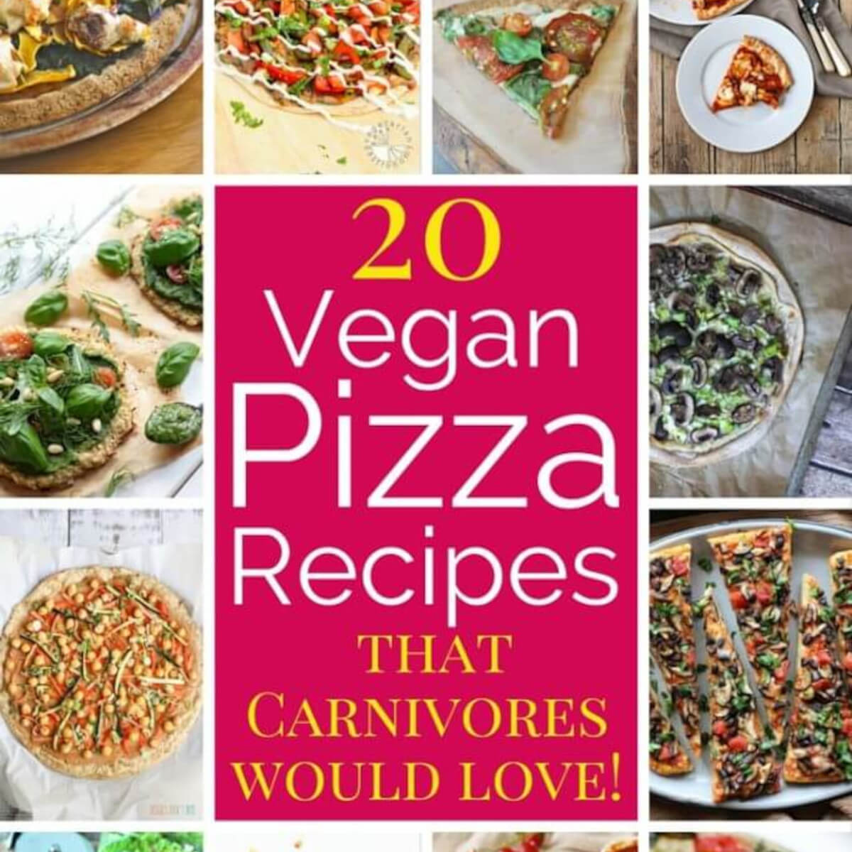 20 Vegan Pizza Recipes that carnivores meat lovers will love - Vegan Family Recipes Gluten-free
