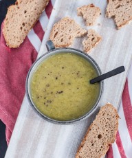 Low Fat low cal Cauliflower Kale Soup Recipe - Vegan Family Recipes