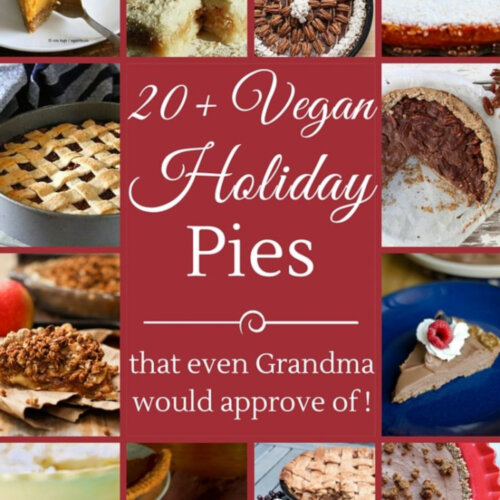 20+ Vegan Holiday Pies even Grandma would approve of!