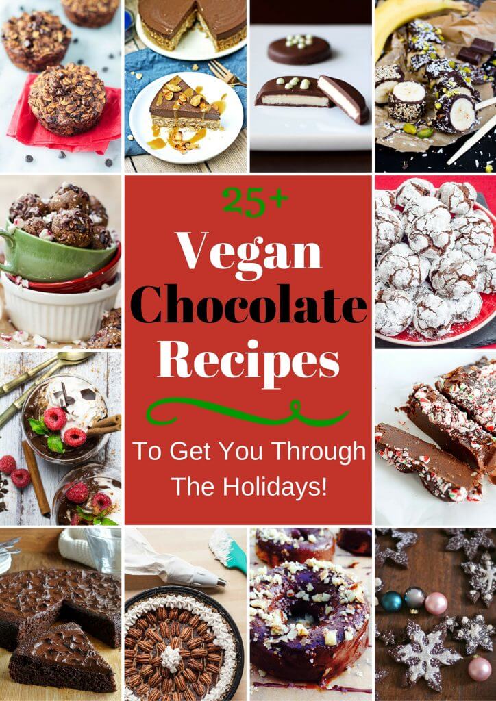 25+ Vegan Chocolate Recipes To Get You Through the Holidays!
