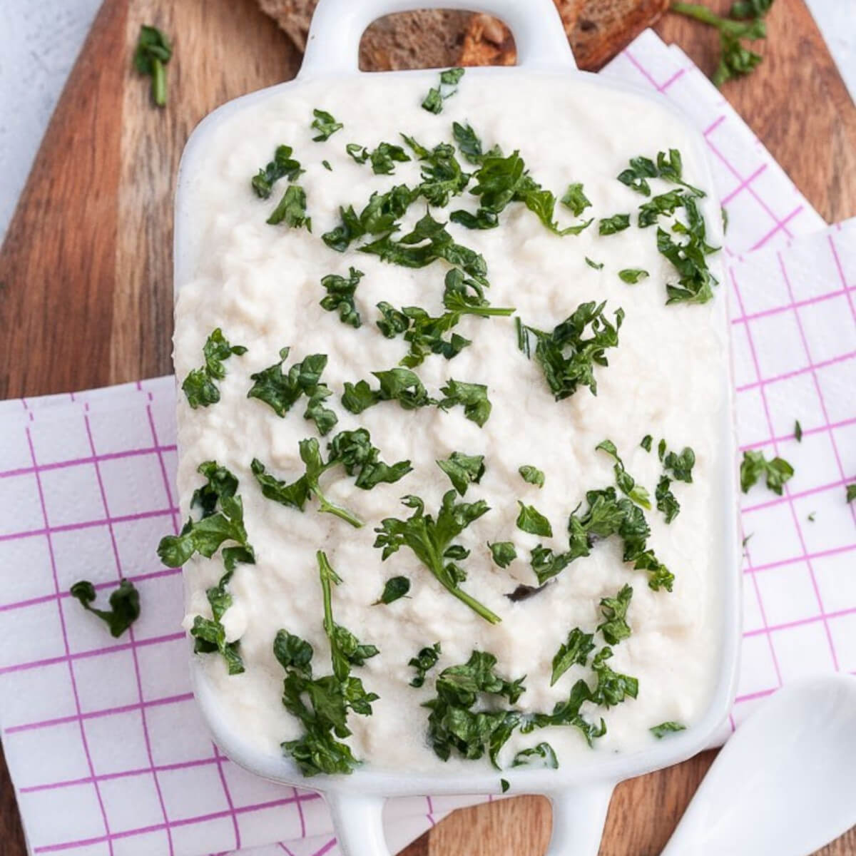 Vegan Cottage Cheese Recipe |VeganFamilyRecipes.com | #glutenfree #appetizer #dip