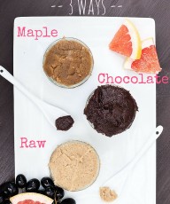 how to make Walnut Butter - 3 ways (Raw, Chocolate, Maple) | VeganFamilyRecipes.com | #health #nuts #healthy