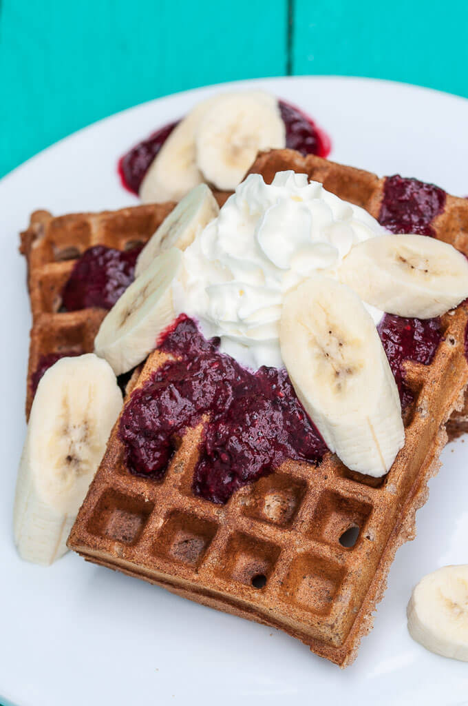 Vegan Banana Waffles Vegan Family Recipes
