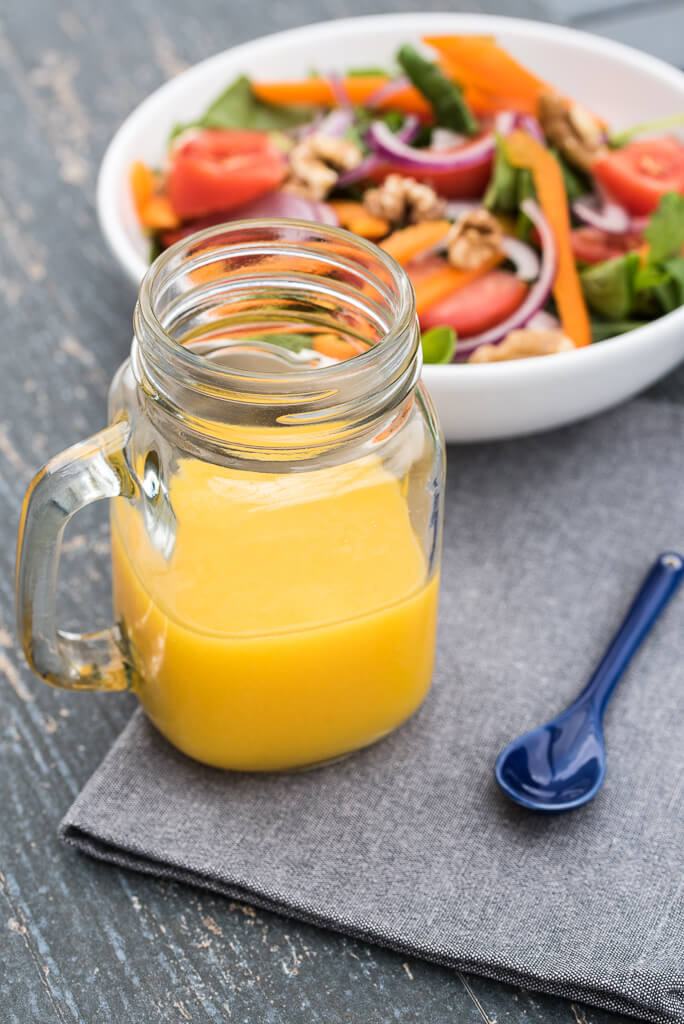 Sweet n&amp;#39; Tangy Mango Salad Dressing - Vegan Family Recipes