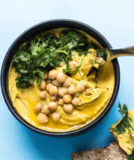 Curry Hummus Recipe - Vegan Family Recipes #appetizer #chickpeas